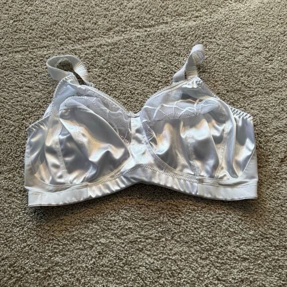 Elomi Cate Side Support Wireless Bra in White Size 36H No Padding - Picture 1 of 5